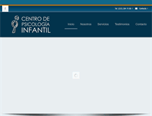 Tablet Screenshot of centrodepsicologiainfantil.com.mx